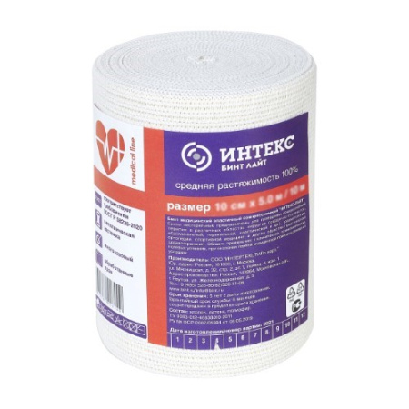 БИНТ эласт ИНТЕКС ЛАЙТ СР 1,0мх8см