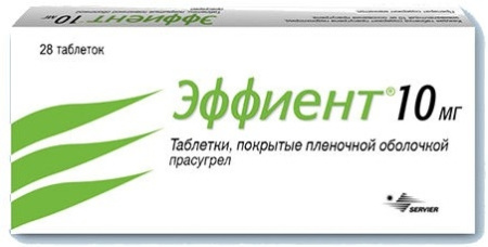 ЭФФИЕНТ таб 10мг №28