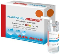 РЕАФЕРОН-ЕС-ЛИПИНТ лиоф д/сусп 250тыс МЕ N6
