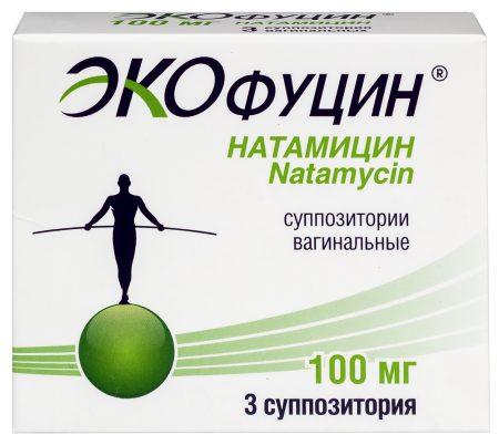 ЭКОФУЦИН супп ваг 100мг N3