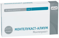 МОНТЕЛУКАСТ-АЛИУМ таб жев 5мг №30