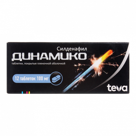 ДИНАМИКО таб 100мг N12