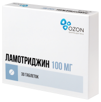 ЛАМОТРИДЖИН таб 100мг N30  Озон