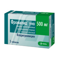 ФРОМИЛИД УНО таб 500мг N5