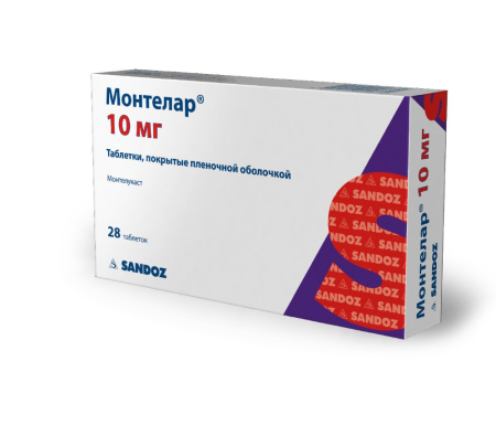 МОНТЕЛАР таб п/о 10мг №28