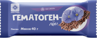 ГЕМАТОГЕН-ЛЕН плитка 40г  Экзон