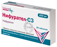 НИФУРАТЕЛ-СЗ таб п п о 200мг №20