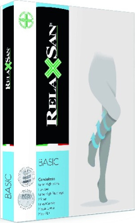 RELAXSAN BASIC ГОЛЬФЫ КОМПРЕССИОННЫЕ GAMBALETTO 140den 1КЛАСС/18-22mmHg (АРТ 850) РАЗМЕР 4/ТЕЛЕСНЫЙ