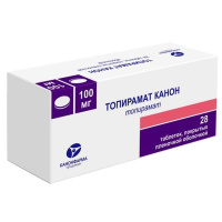 ТОПИРАМАТ-КАНОН таб 100мг №28