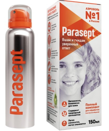 PARASEPT HIMIK аэрозоль средство педикулицидное 150мл