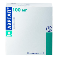 АЭРТАЛ пор 100мг пак 3,0 N20