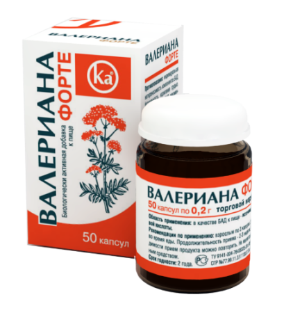 ВАЛЕРИАНА КА ФОРТЕ капс N50