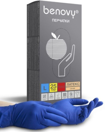 ПЕРЧАТКИ BENOVY ЛАТ HIGH RISK см/нест неопуд (пара) L №25