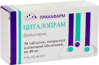 ЦИТАЛОПРАМ таб 40мг №30  Пранафарм