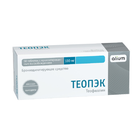 ТЕОПЭК таб 100мг N50