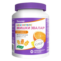 БЭБИ ФОРМУЛА МИШКИ жев паст №60 Витамин С