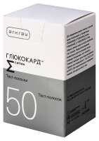 ТЕСТ-ПОЛОСКИ к глюкометру ГЛЮКОКАРД N50