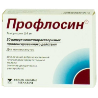 Профлосин капс. кишечнораст. с пролонг.высв. 0.4мг №30