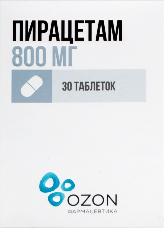 ПИРАЦЕТАМ таб 800мг N30  ОЗОН