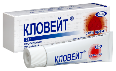 КЛОВЕЙТ крем 0.05% 25г