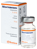 МОНТЕВИЗИН кап гл 0.05% 10мл #