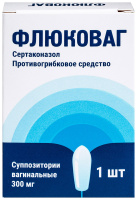 ФЛЮКОВАГ супп вагин 300 мг №1