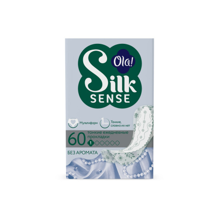 ОЛА OLA! прокладки ежедневные SILK SENSE Light стринг-мультиформ №60