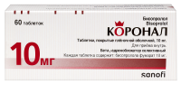 КОРОНАЛ таб 10мг N60