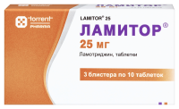 ЛАМИТОР 25 МГ N30 ТАБЛ