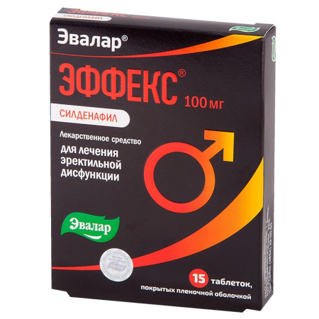 ЭФФЕКС СИЛДЕНАФИЛ таб 100мг №15