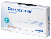 САНДОСТАТИН амп 0,1мг/мл 1мл N5