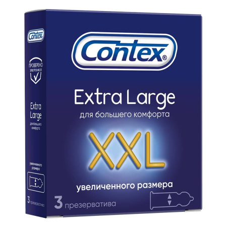 ПРЕЗЕРВАТИВЫ КОНТЕКС Extra Large N3 #