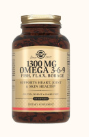 СОЛГАР КОМПЛЕКС ЖИРНЫХ КИСЛОТ 1300 Омега3-6-9 №120