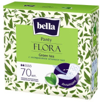 BELLA ПРОКЛАДКИ ЕЖЕД PANTY FLORA GREEN TEA С ЭКСТРАКТОМ ЗЕЛЕНОГО ЧАЯ N70