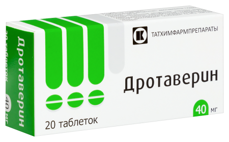 ДРОТАВЕРИН таб 40мг N20  Татхимфарм