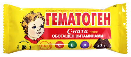 ГЕМАТОГЕН ВОЗРОЖДЕНИЕ И РАЗВИТИЕ Витамин C 50г