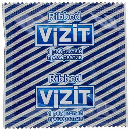 ПРЕЗЕРВАТИВЫ ВИЗИТ Ribbed N3 #