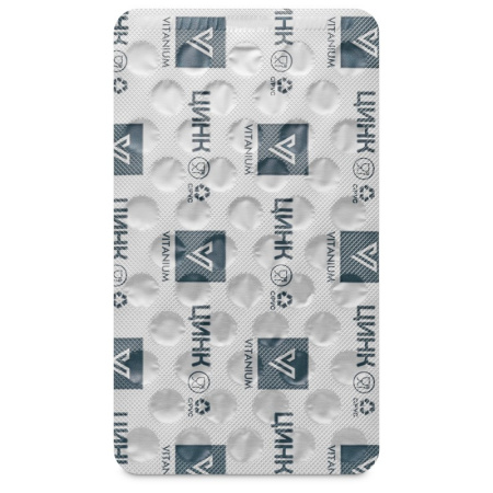 ЦИНК ВИТАНИУМ N50 таб массой 120мг