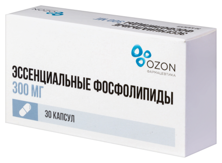 ЭССЕНЦИАЛЬНЫЕ ФОСФОЛИПИДЫ капс 0,3 №30 Озон