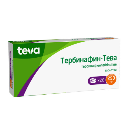 ТЕРБИНАФИН-ТЕВА таб 250мг N28