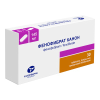 Фенофибрат Канон таб. п.п.о. 145мг N30