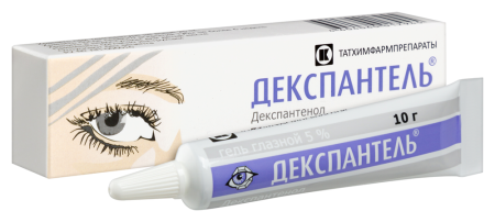 ДЕКСПАНТЕЛЬ гель глаз 5% 10г №1