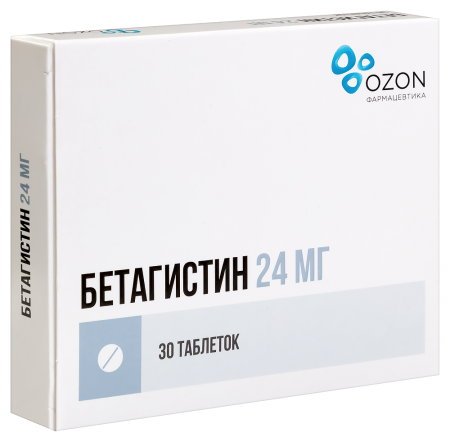 БЕТАГИСТИН таб 24мг N30  ОЗОН