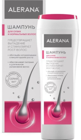 АЛЕРАНА (ALERANA) ШАМПУНЬ ДЛЯ СУХИХ И НОРМАЛЬНЫХ ВОЛОС 250МЛ