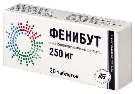 ФЕНИБУТ таб 250мг N20  Белмедпрепараты