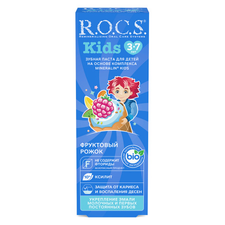 РОКС з/п КИДС Фруктовый рожок 45г