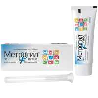 МЕТРОГИЛ ПЛЮС гель вагин 50г (апликаторы №1)