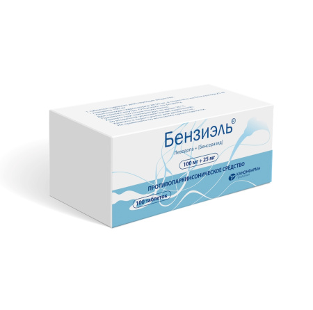 БЕНЗИЭЛЬ таб 0,1+0,025 N100