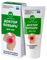 ДОКТОР БОБЫРЬ №3 Крем-бальзам для ног 50мл