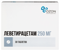 ЛЕВЕТИРАЦЕТАМ таб 250мг №30  Озон